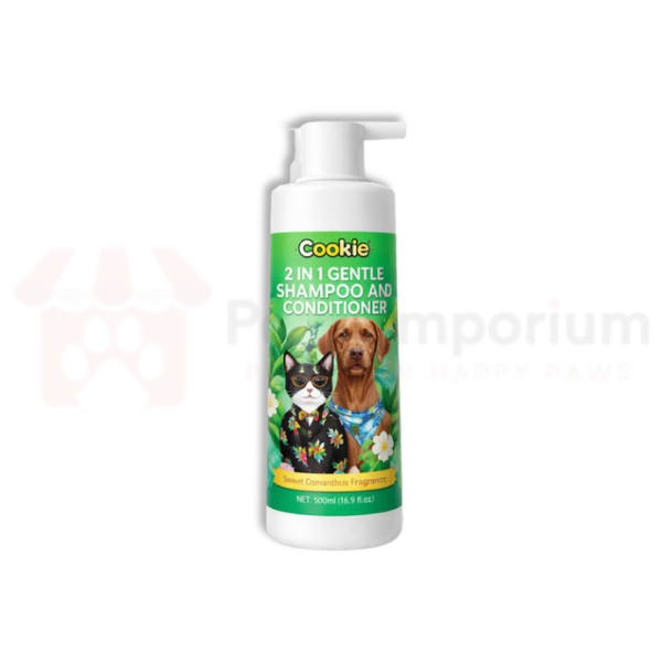 Cookie 2 in 1 Gentle Shampoo and Conditioner for Cats and Dogs