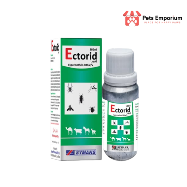 Ectorid – Cypermethrin 10% | Powerful Mites & Ticks Controller for Livestock & Poultry