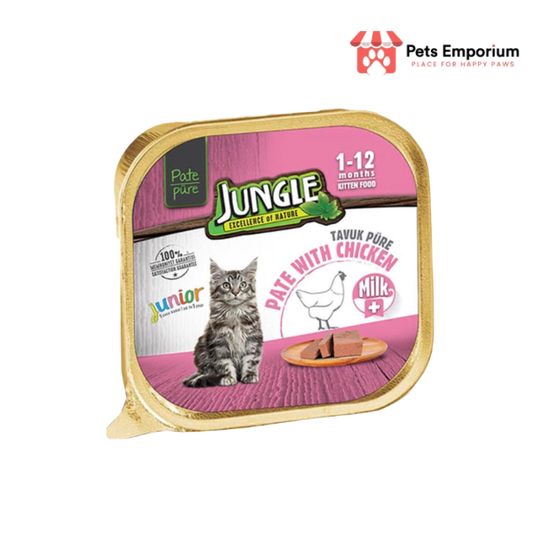 Jungle Kitten Pate with Chicken and Milk 100 GM