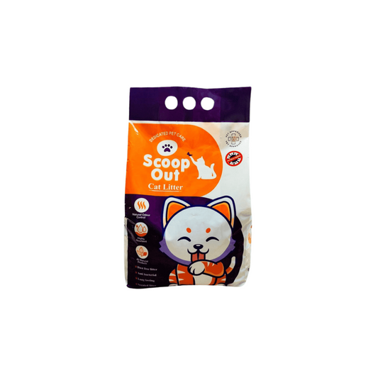 Scoop Out Lavender Cat Litter – Odor Control & Freshness Front Bag Image by Pets Emporium