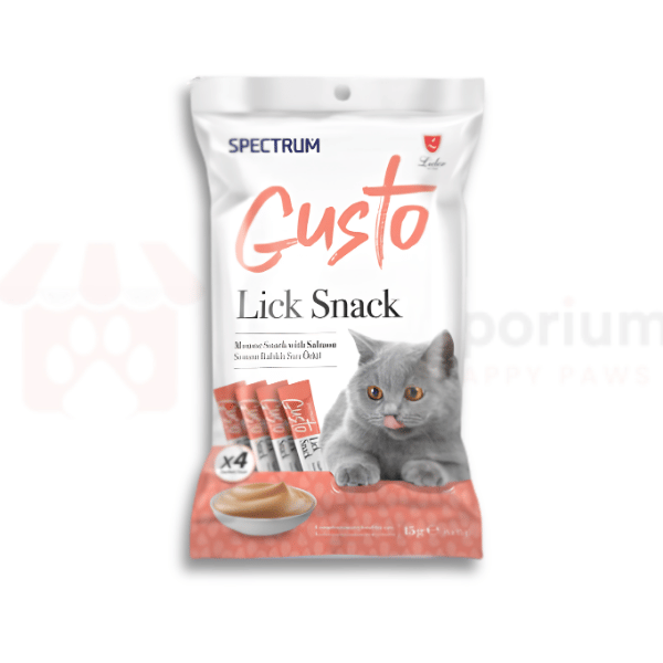 Spectrum Gusto Lick Snack Salmon for Cats