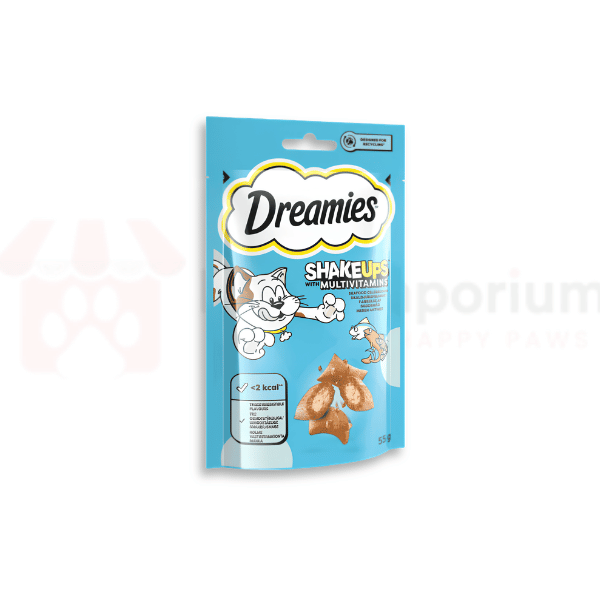Dreamies Shake Up Multivitamins Cat Treats Sea Food Flavor