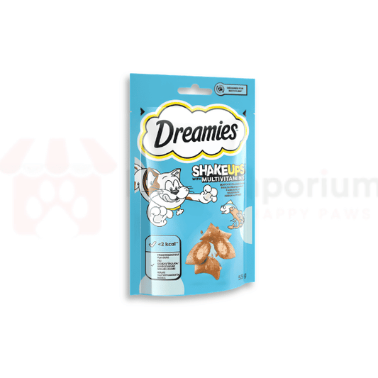 Dreamies Shake Up Multivitamins Cat Treats Sea Food Flavor