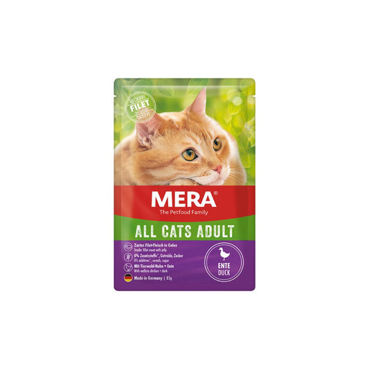 Mera All Cat Adult Wet Cat Food Duck Flavor Front Image By Pets Emporium