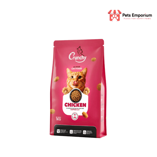 Crunchy Cat Food - For All Life Stage - Pets Emporium