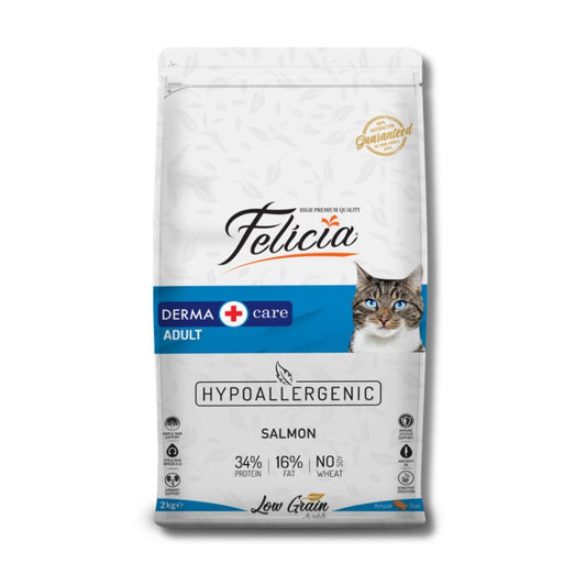 Felicia Derma Care Adult Cat Food with Salmon - Pets Emporium