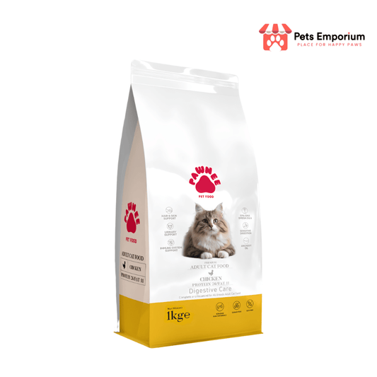 Pawnee Premium Adult Cat Food Chicken - Digestive Care - Pets Emporium