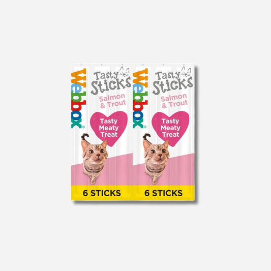 Webbox Tasty Sticks Salmon & Trout Cat Treats - Pets Emporium