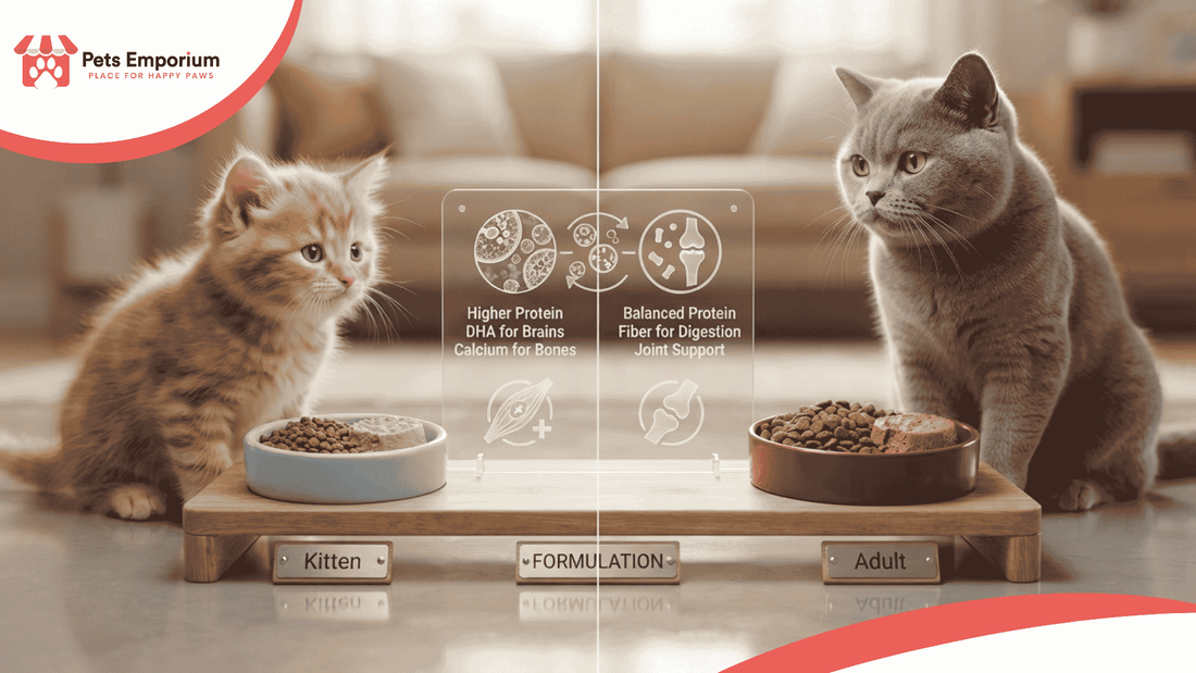 Kitten Food vs Adult Cat Food: What's the Difference? - Pets Emporium