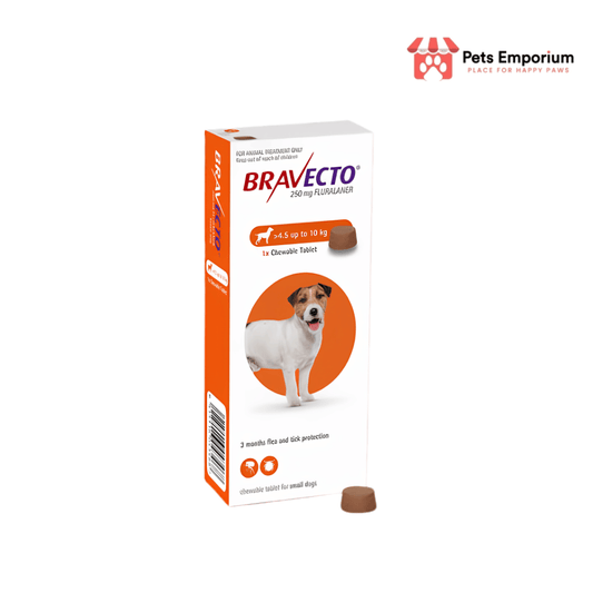 Bravecto Chewable Tablets 250mg for Small Dogs
