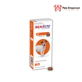 Bravecto Chewable Tablets for Small Dogs 250mg (4.5kg-10kg)
