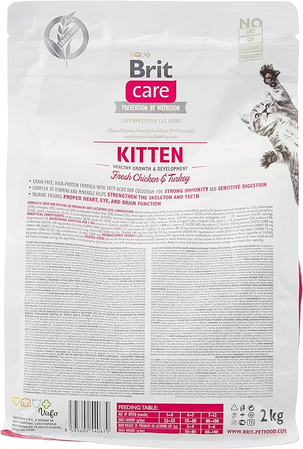 Brit Care Grain Free Kitten Food by Pets Emporium