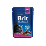 Brit Premium With Chicken & Turkey Wet Food Pouch (Gravy) by Pets Emporium