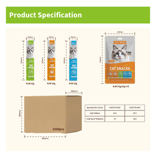 Joy Pets Creamy Treat & Sncaks for Cat