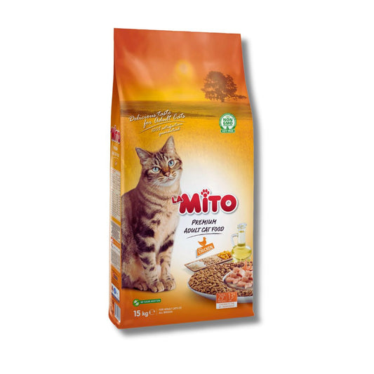 La Mito Premium Adult Cat Food Chicken 15 KG by Pets Emporium