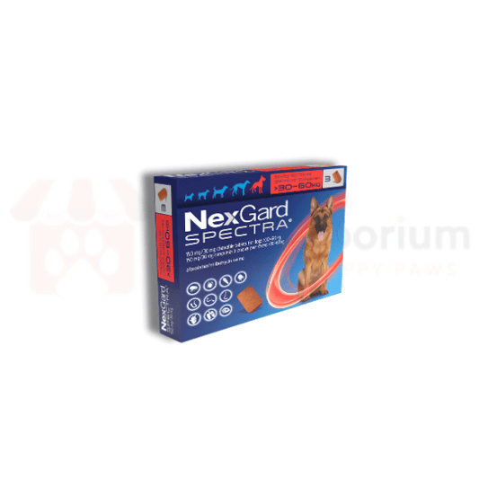 NexGard Spectra 150 mg/30 mg Chewable Tablets for Dogs (30-60 kg)