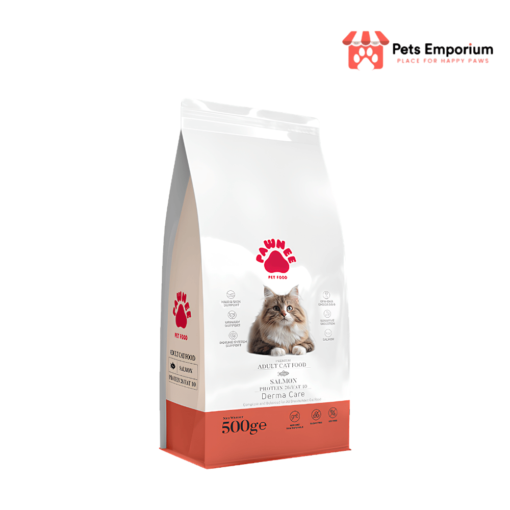Pawnee Adult Cat Food Salmon Flavour 500g