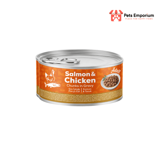 Petline Salmon & Chicken Wet Cat Food 85g