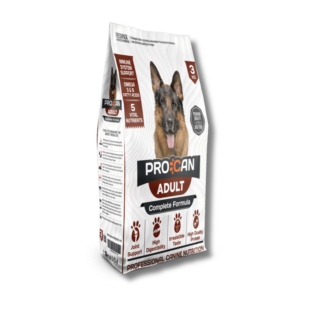 Procan Adult Dog Food in Pakistan Side View by Pets Emporium