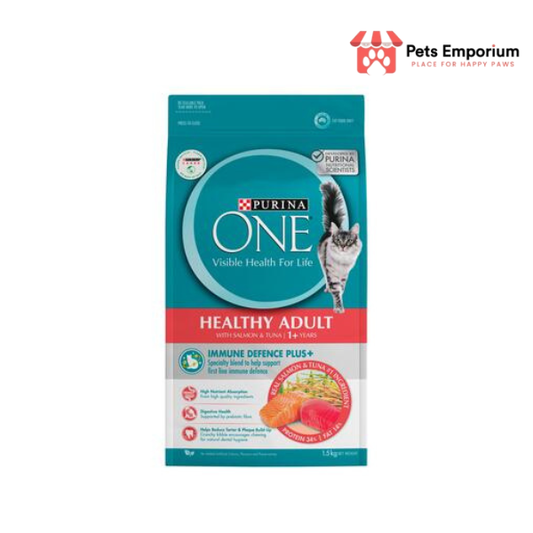 Purina ONE Cat Food Healthy Adult Salmon and Tuna