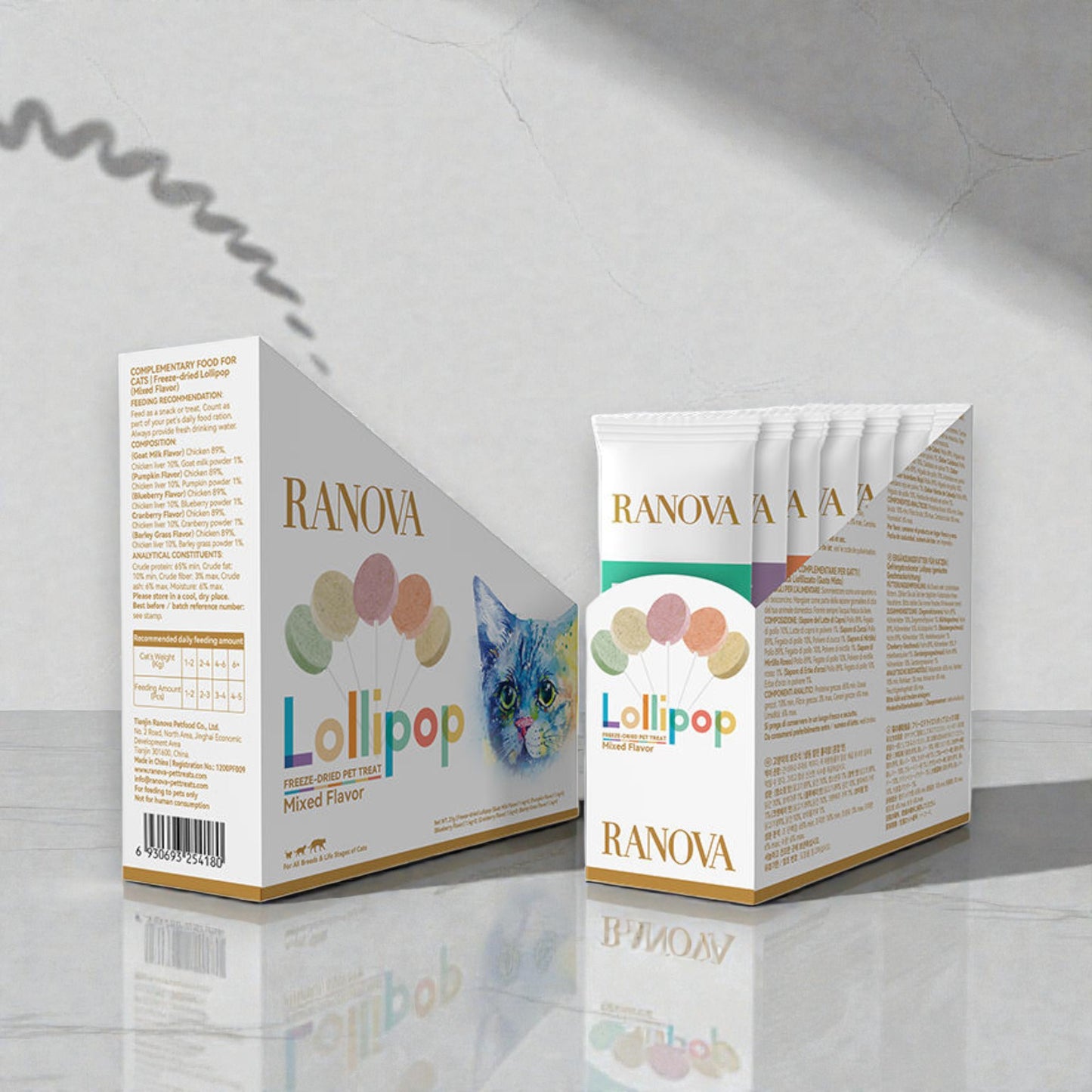 Ranova Cat Lollipop Dried Freeze Pet Treat