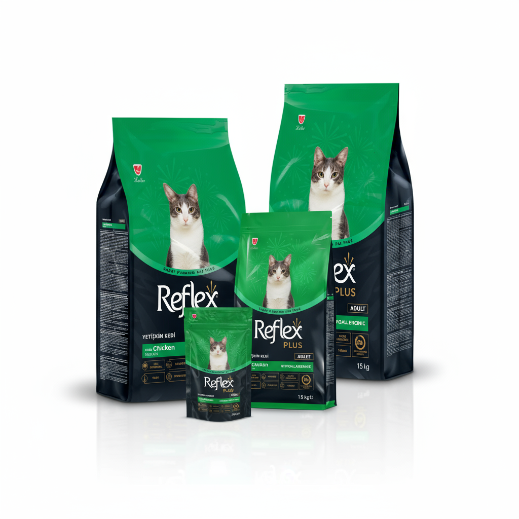 Reflex Plus Adult Cat Food Chicken Main Front Image by Pets Emporium