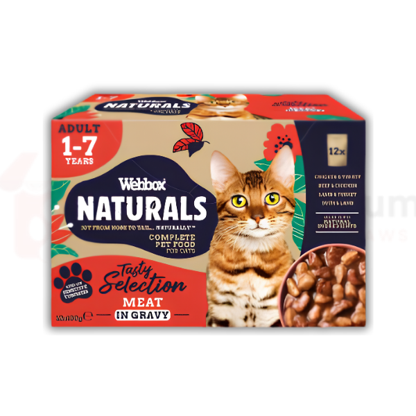 Webbox Naturals Meat Assorted Flavor in Gravy Wet Cat Food