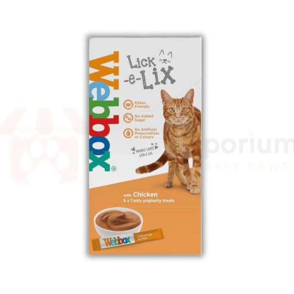 Webbox Cat Treats Lick-e-Lix Chicken