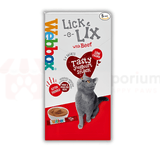 Webbox Cat Treats Lick-e-Lix with Beef
