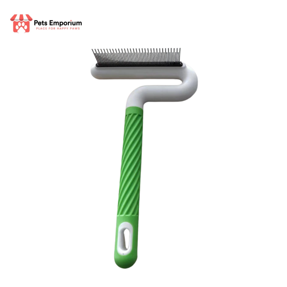 T Shape Fine Toothed Rake Comb for Pets