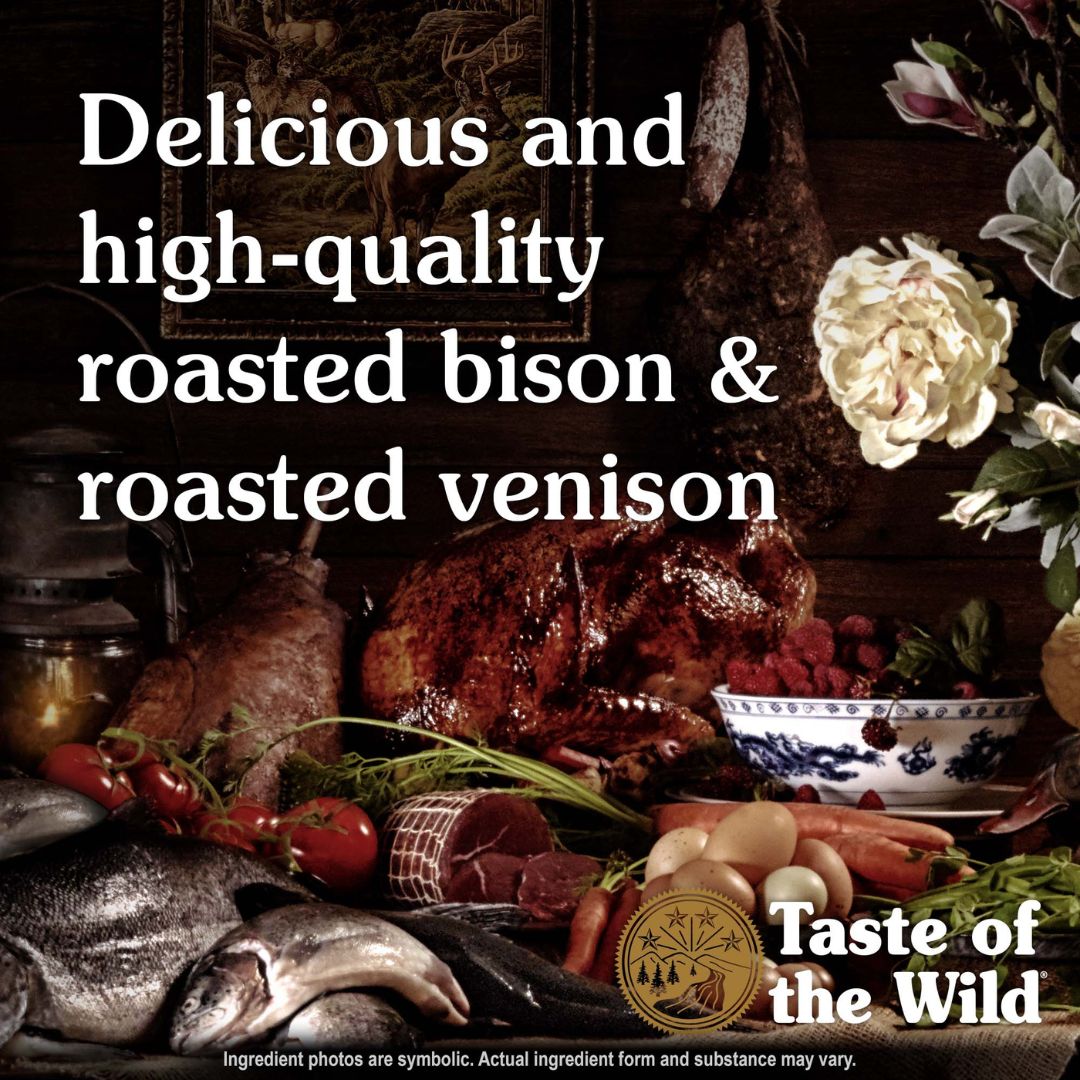 Taste Of The Wild High Prairie Puppy Formula Puppy Food with Roasted Bison and Roasted Venison by Pets Emporium