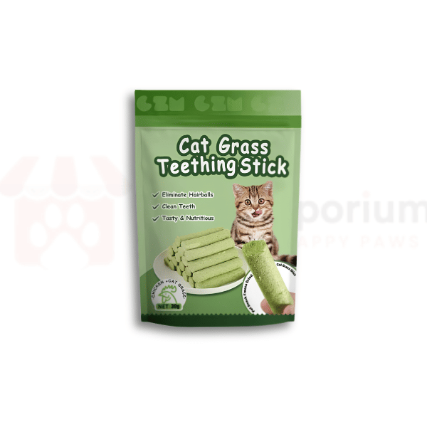 Cat Grass Teething Stick 30 G – Chicken and Cat Grass Flavor