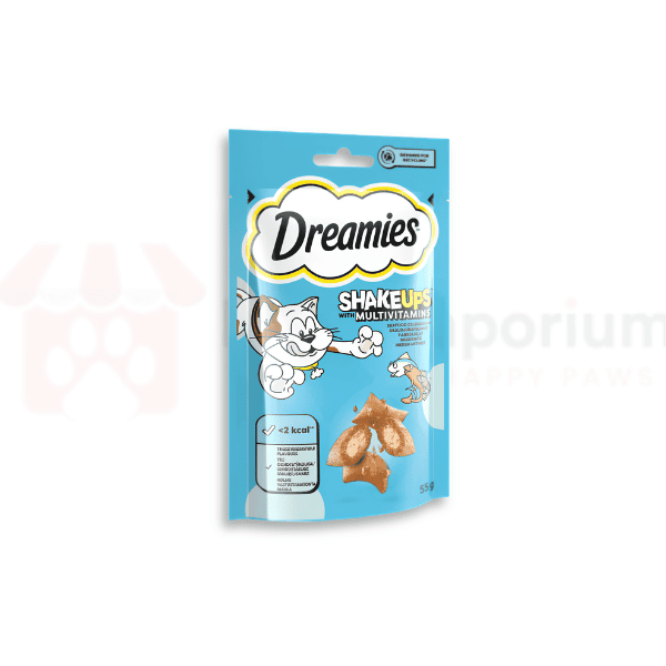 Dreamies Shake Up Multivitamins Cat Treats Sea Food Flavor - Pets Emporium