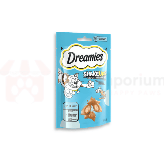 Dreamies Shake Up Multivitamins Cat Treats Sea Food Flavor - Pets Emporium