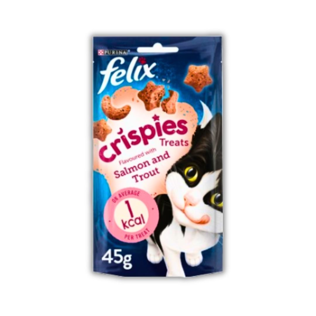 FELIX Crispies Salmon and Trout Cat Treats - Pets Emporium