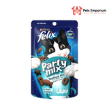 Felix Party Mix Seafood Mix Dry Cat Treats 60g - Pets Emporium