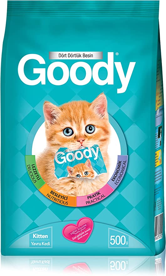 GOODY KITTEN FOOD - Premium Kitten Dry Food, Beef Flavor, Balanced Nutrition, Energy and Taste - Pets Emporium