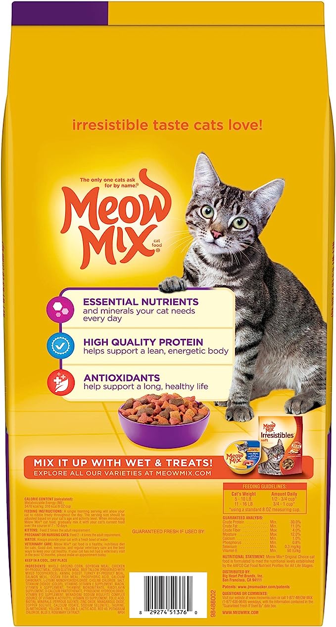 Meow Mix Original Choice Cat Food - Pets Emporium