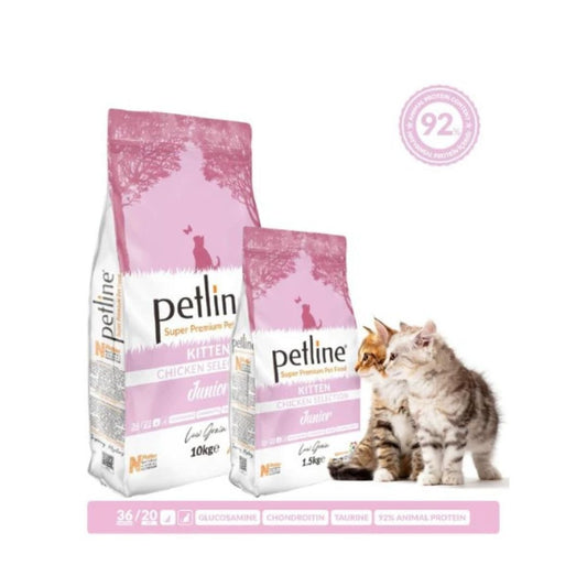 PETLINE SUPER PREMIUM KITTEN FOOD CHICKEN SELECTION - Pets Emporium