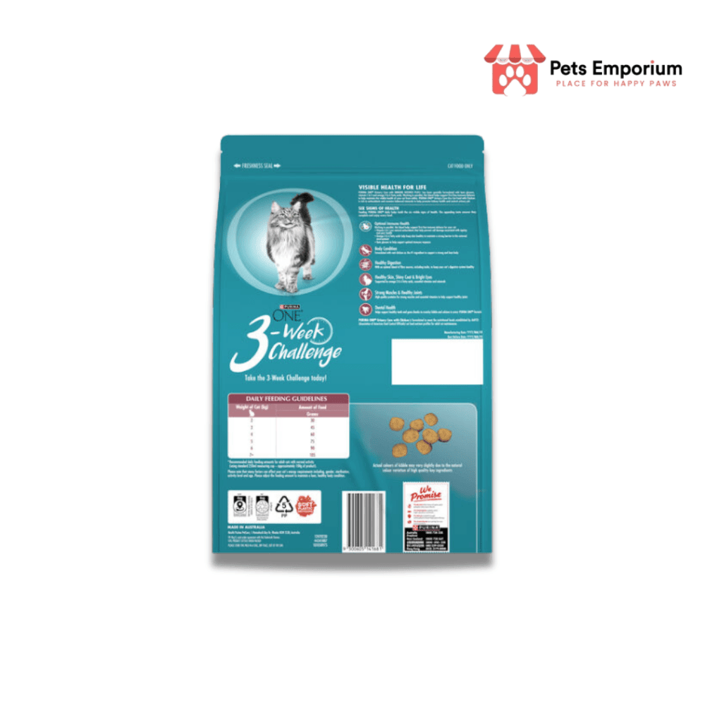 PURINA ONE Adult Urinary Care Chicken Dry Cat Food - Pets Emporium