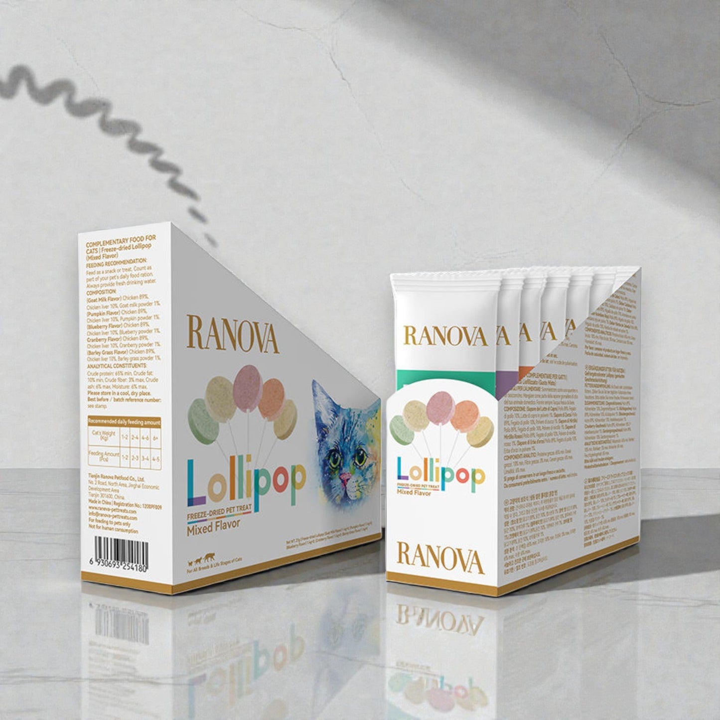 Ranova Cat Lollipop Dried Freeze Pet Treat - Pets Emporium