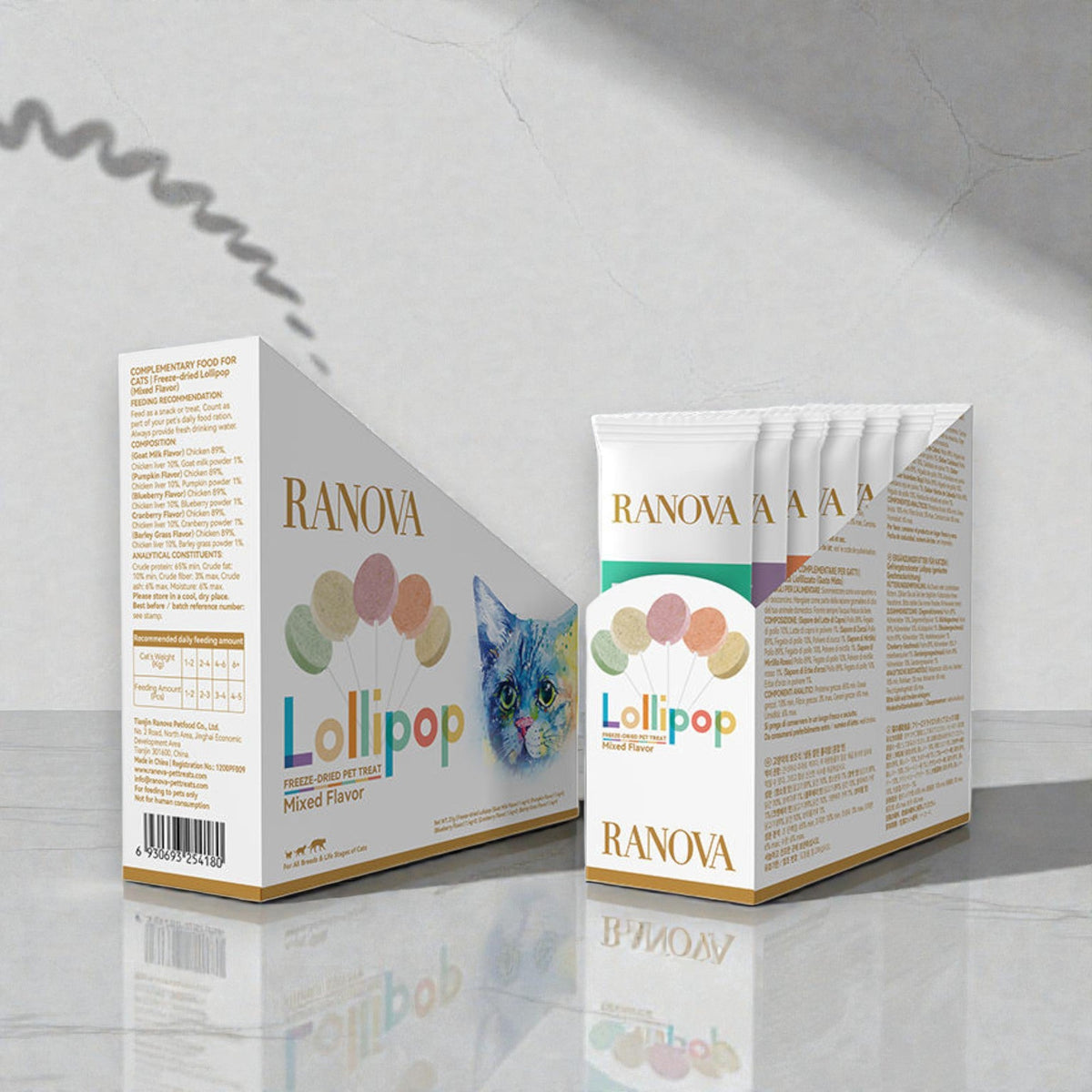 Ranova Cat Lollipop Dried Freeze Pet Treat - Pets Emporium