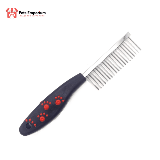 Single Side Pet Grooming Stainless Steel Comb - Pets Emporium