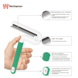 T Shape Fine Toothed Rake Comb for Pets - Pets Emporium