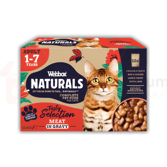 Webbox Naturals Meat Assorted Flavor in Gravy Wet Cat Food - Pets Emporium