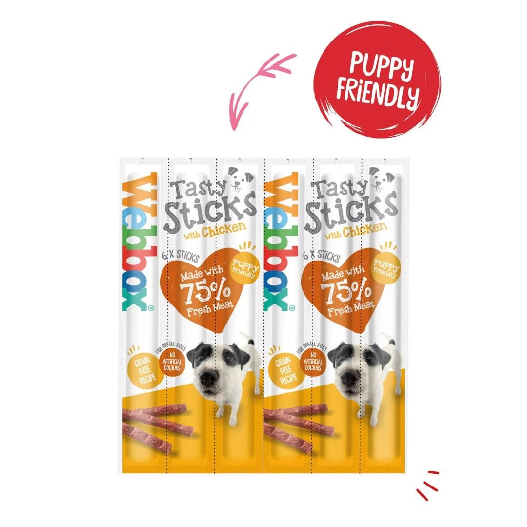 Webbox Tasty Sticks Chicken Dog Treats Small - Pets Emporium