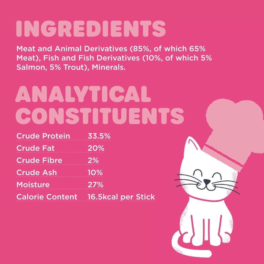 Webbox Tasty Sticks Salmon & Trout Cat Treats - Pets Emporium