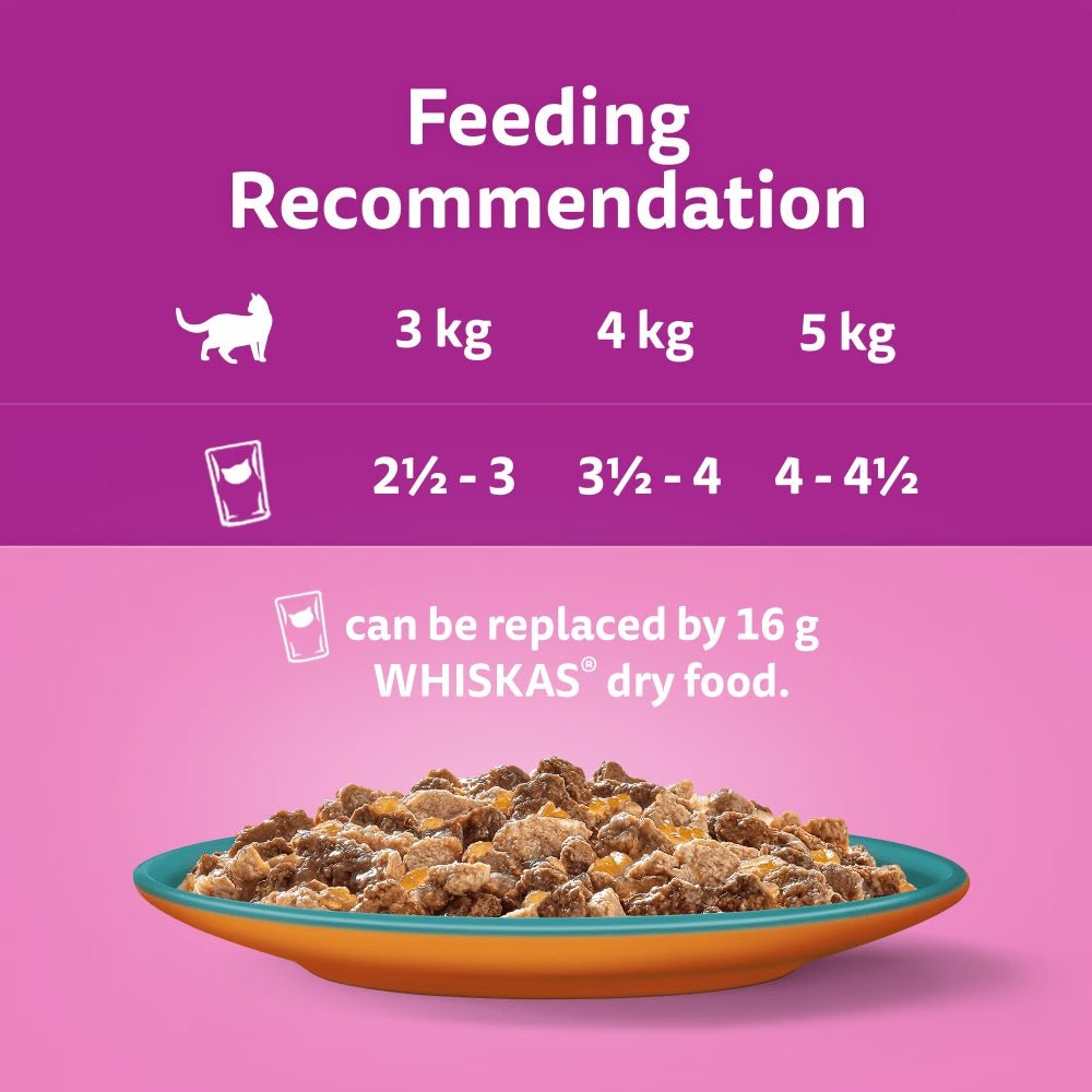 WHISKAS® Duo Surf & Turf in Jelly 1+ Adult (85g) - Pets Emporium