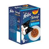 FELIX® Soup Tender Strips Fish Selection Wet Cat Food (6x48g)