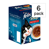 FELIX® Soup Farm Selection Wet Cat Food (6x48g)